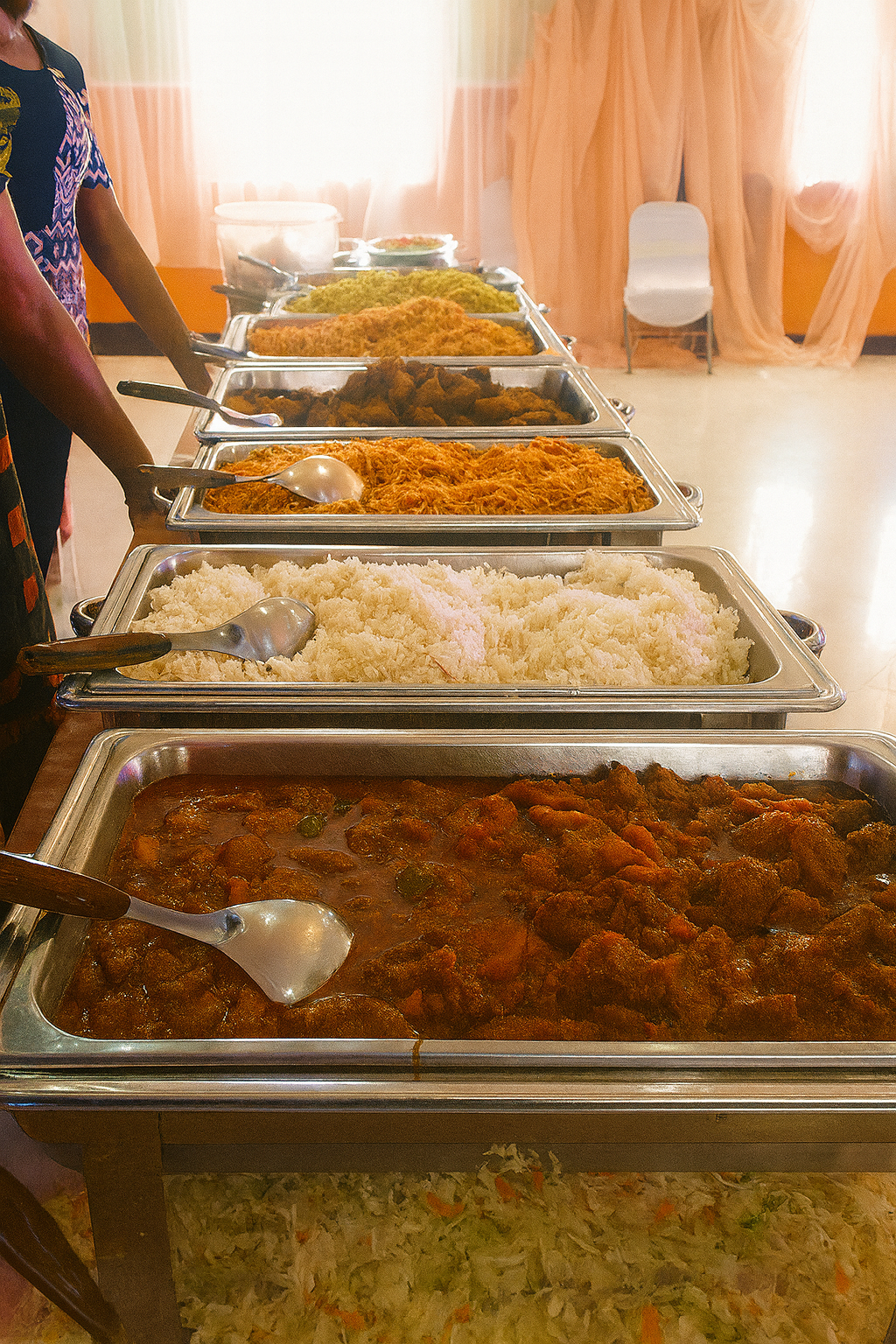 Wedding buffet catering